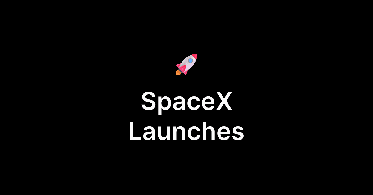 SpaceX 🚀